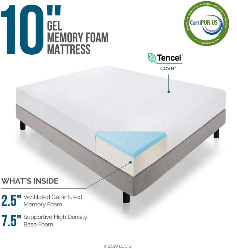 Best Gel Memory Foam Mattress Plant Based Gel Foam Mattress