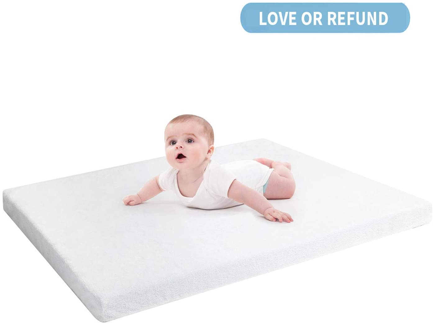 crib mattress topper safe