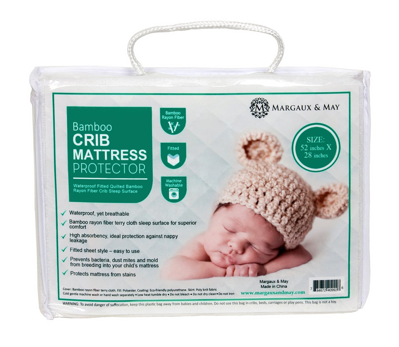 Best Crib Mattress Cover Also Use As WaterProof Pad