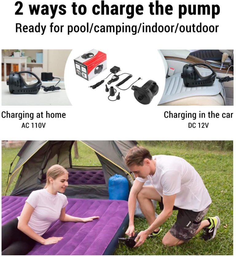 Air Pump For Air Mattress - Quick & Electric - MattressDX.com