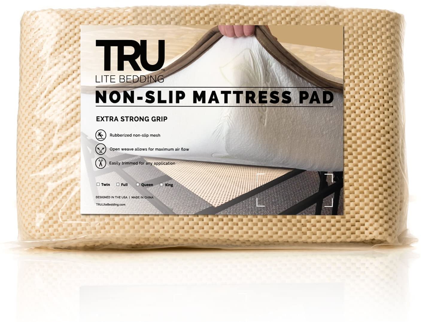 Tru Lite Bedding Non Slip Mattress Pad