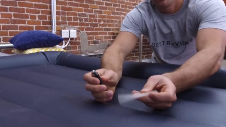 patching air mattress with bike patch