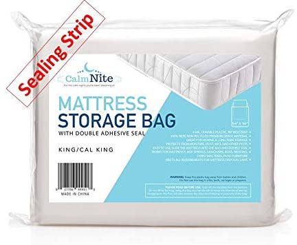 Extra Thick Mattress Storage Bags with Adhesive Seal for Moving and Storing