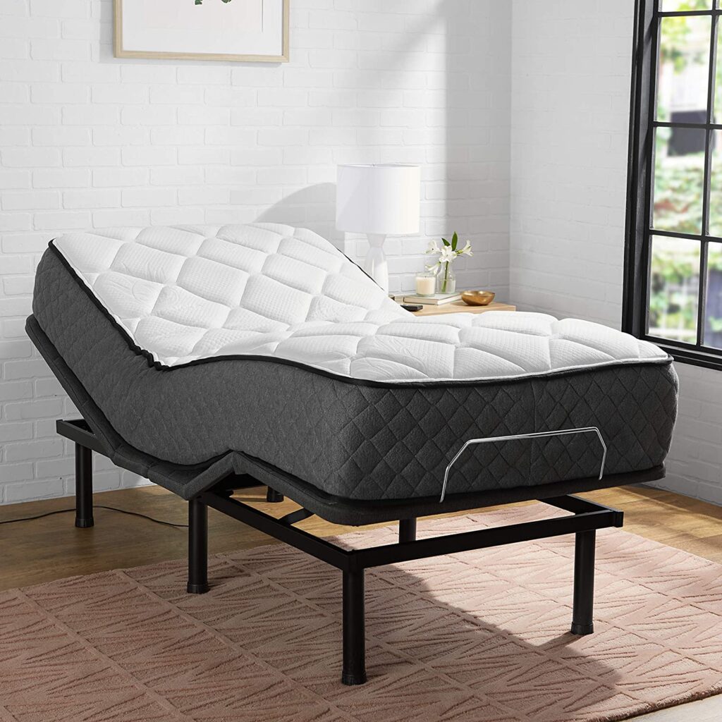 AmazonBasics Adjustable Bed Base with Remote Control