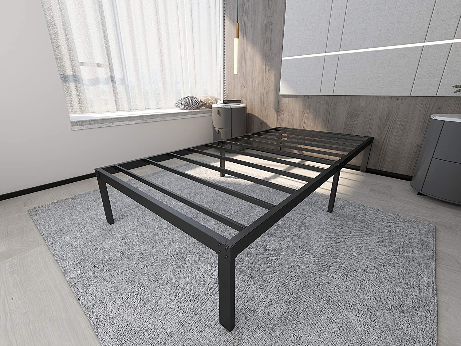 twin xl bed frame and mattress set